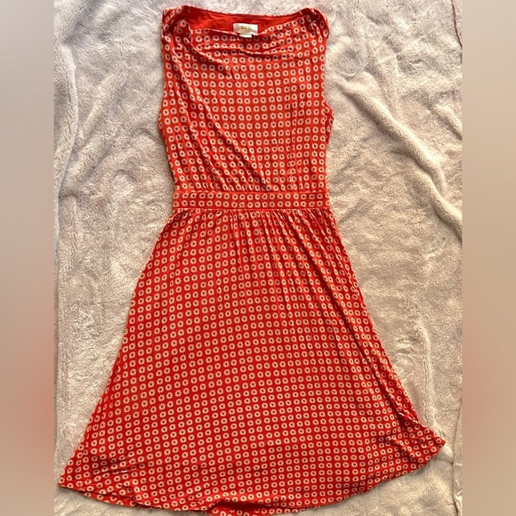 {NOT FOR SALE} Anthropologie Maeve Brianne Floral Jersey Midi Dress Size S - Picture 10 of 13